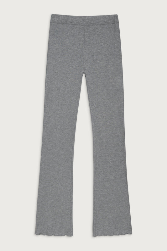 Elvis Flare Low Rise Pant Heather Grey by Frankies Bikinis 
