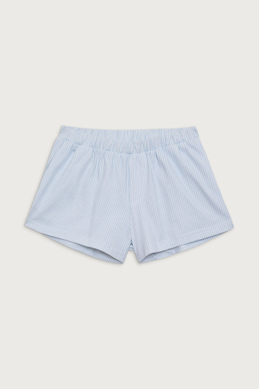 FrankiesBikinis-FarmhouseCottonBoxerShort-SleepyStripe by Frankies Bikinis 