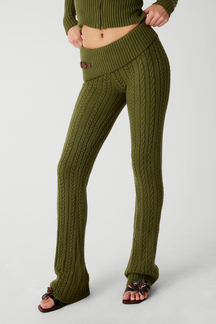 Fleur Cable Cloud Knit Pant