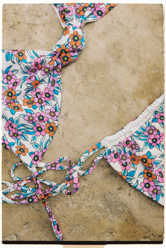 resort 2021 flower farm floral bikini by Frankies Bikinis 
