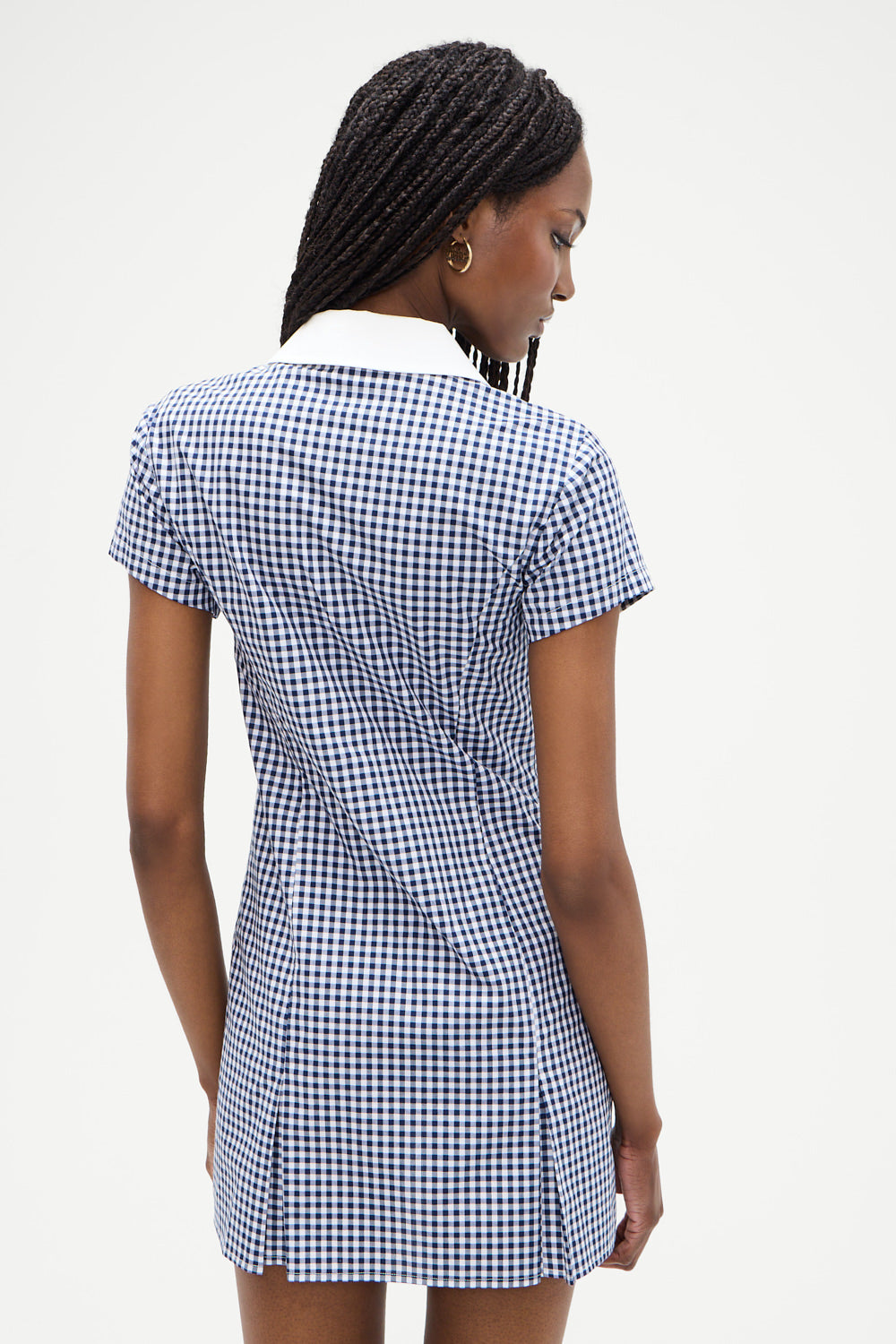 Garden Gingham Mini Dress  Seaside Gingham