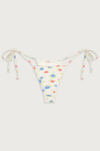 Hazel Floral Skimpy Bikini Bottom Water Blossom