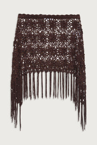 Hendrix Crochet Skirt - Bourbon