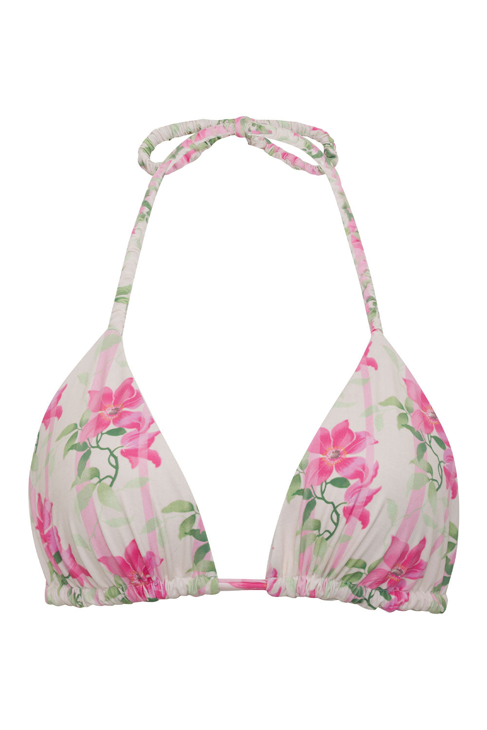 frankies bikinis tiger lily Hope Floral Triangle Bikini Top