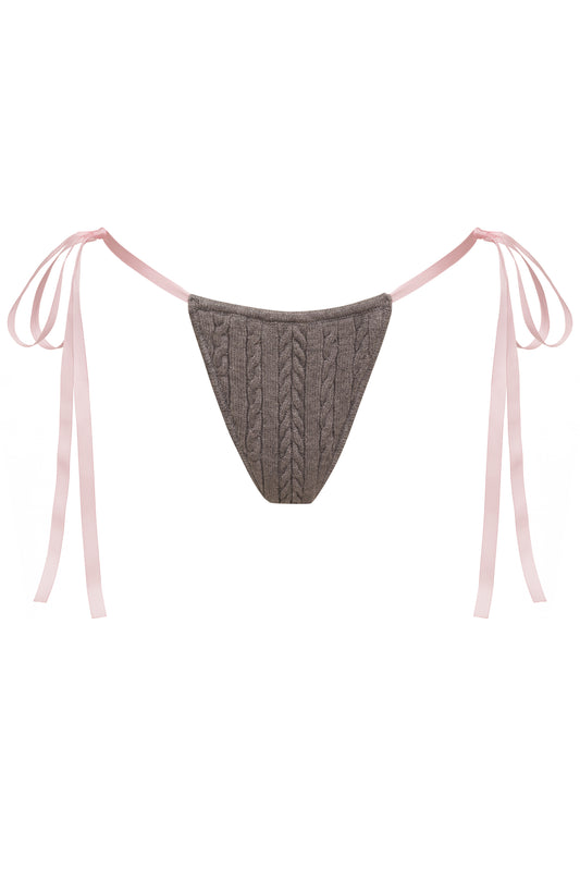 Product-Hover--Kieran Cable Cloud Knit Brief - Dark Pearl