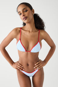 Lumia Triangle Bralette Bikini Top - Popsicle