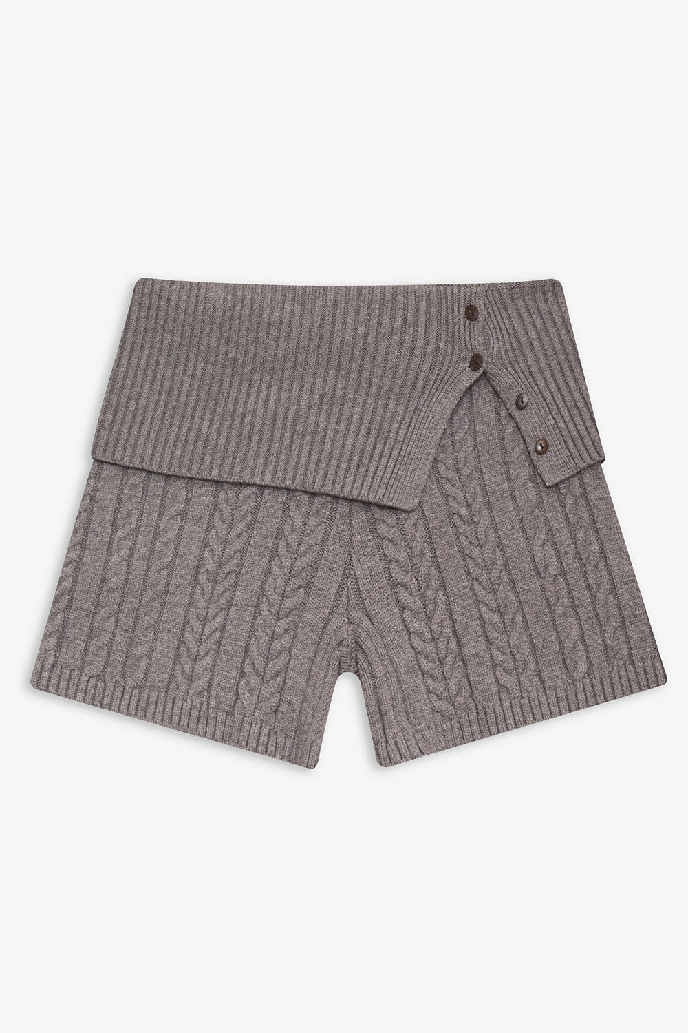 Frankies Bikinis Evermore Cable Knit Shorts