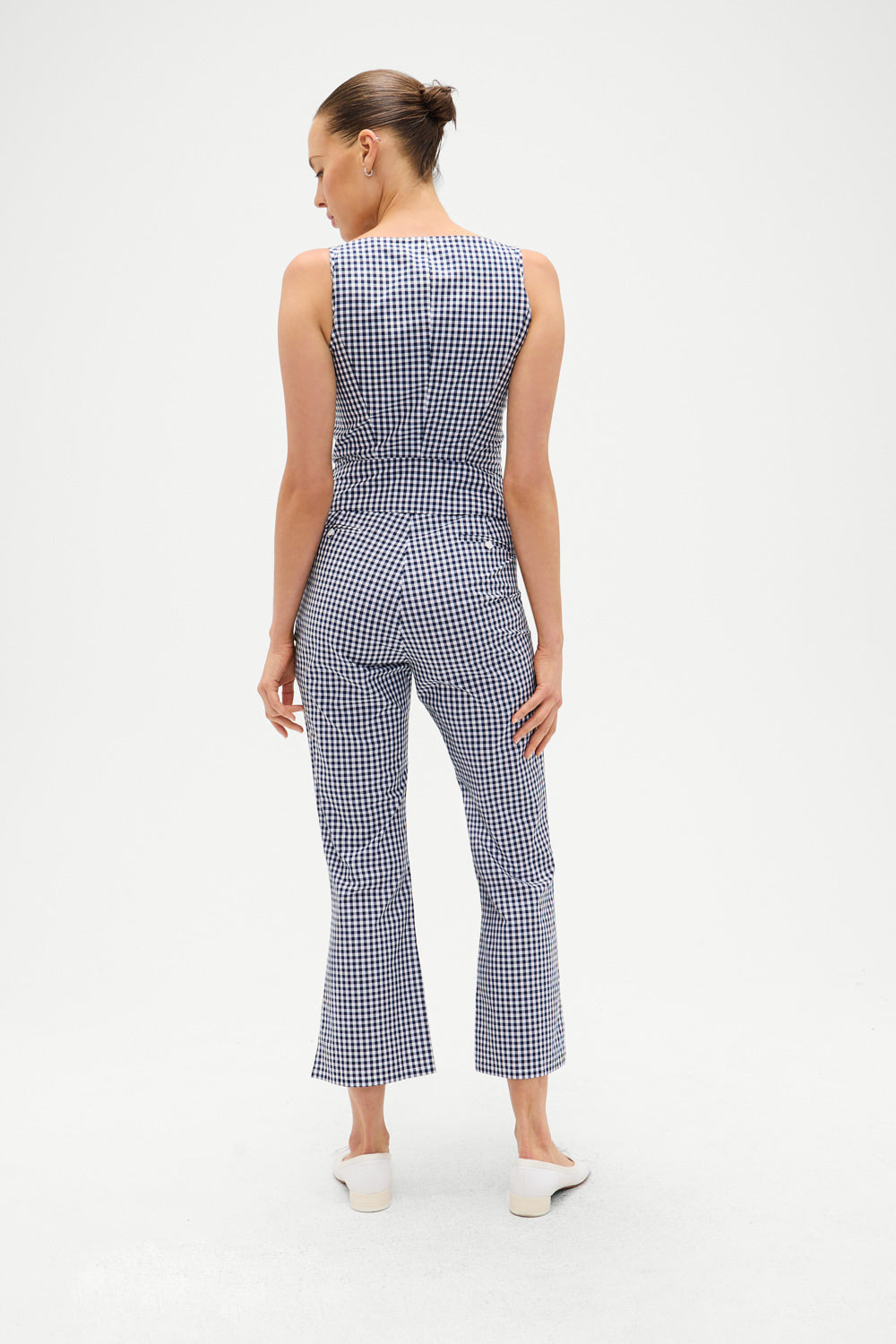 Parlour Gingham Capri Pant  Seaside Gingham