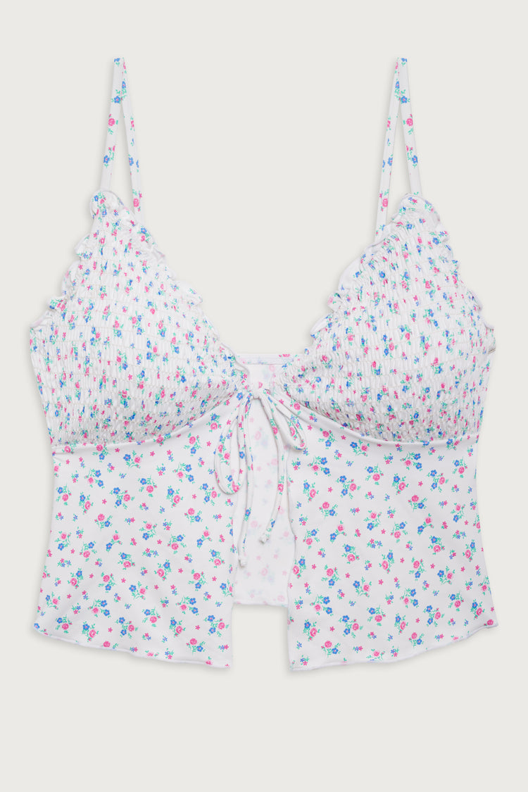 Penelope Tankini Bikini Top - Sweet Meadow