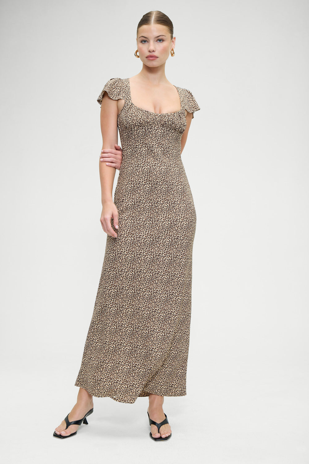 Rosalyn Maxi Dress - Baby Leopard