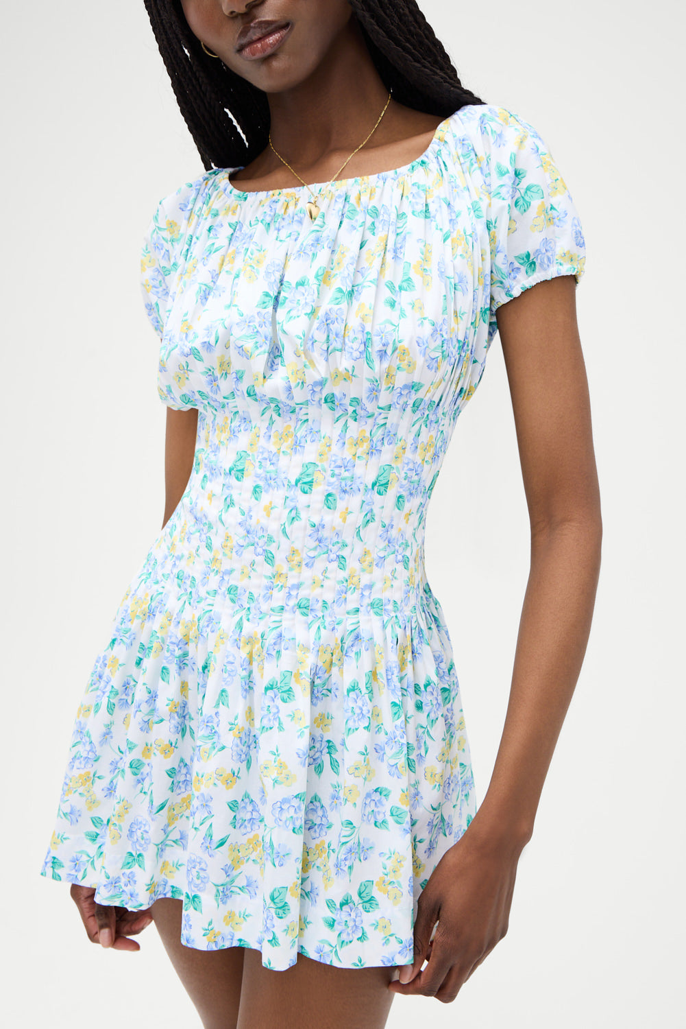 Sadie Mini Dress - Coastal Floral