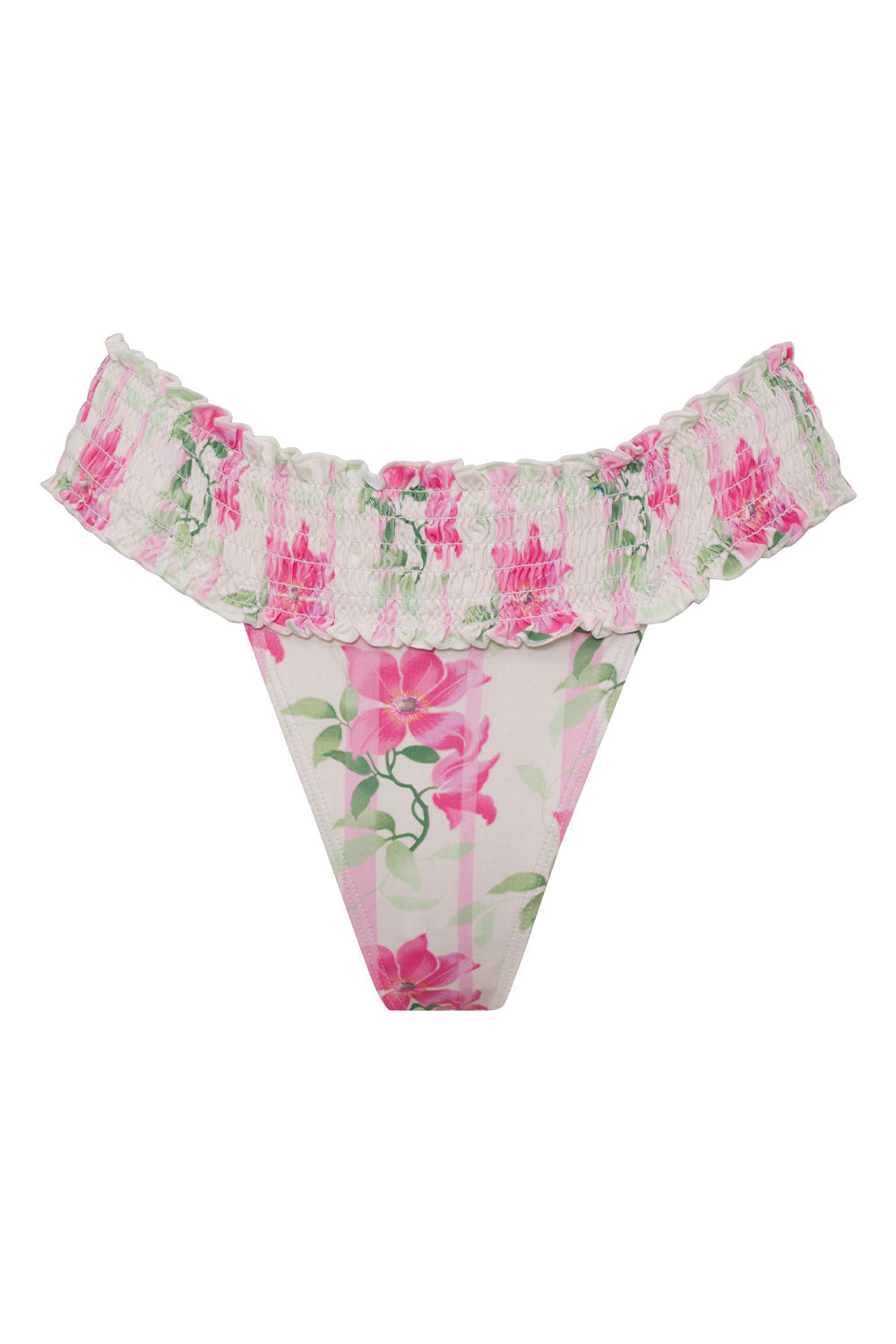 frankies bikinis tiger lily Sofia Floral Micro Bikini Bottom