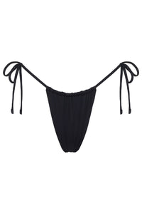 Tia String Bikini Bottom Black