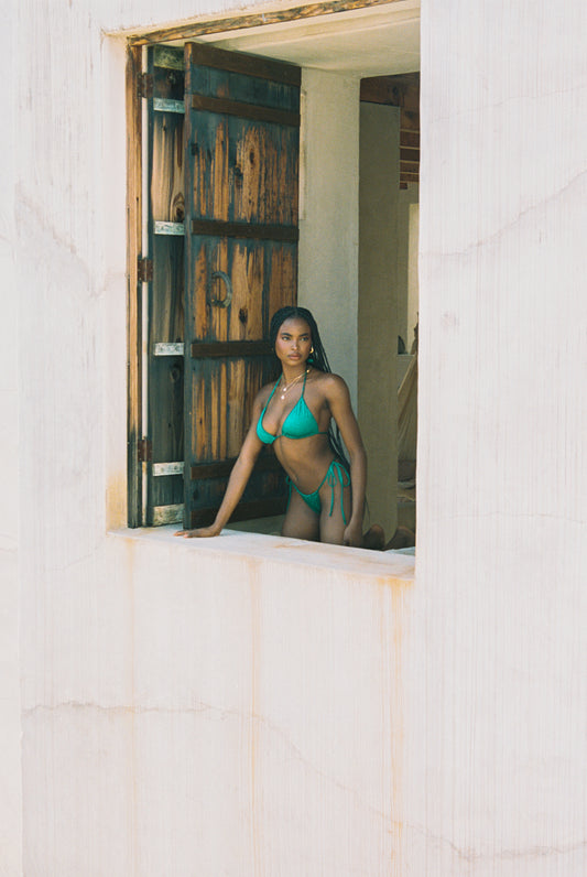 resort 2021 tia everglade green skimpy bikini by Frankies Bikinis 