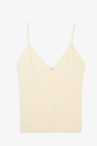 Xavier Cable Cloud Knit Camisole - French Vanilla