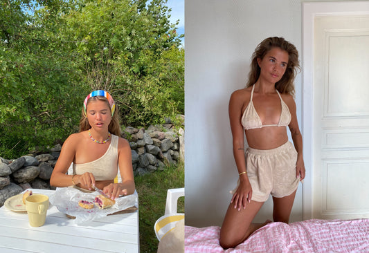 The Matilda Djerf Edit Nude Terry Swimwear by Frankies Bikinis 