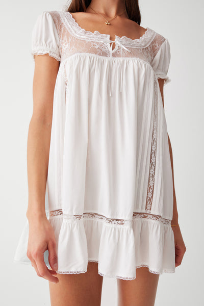 Harmony Mini Dress - White Harmony Mini Dress - White