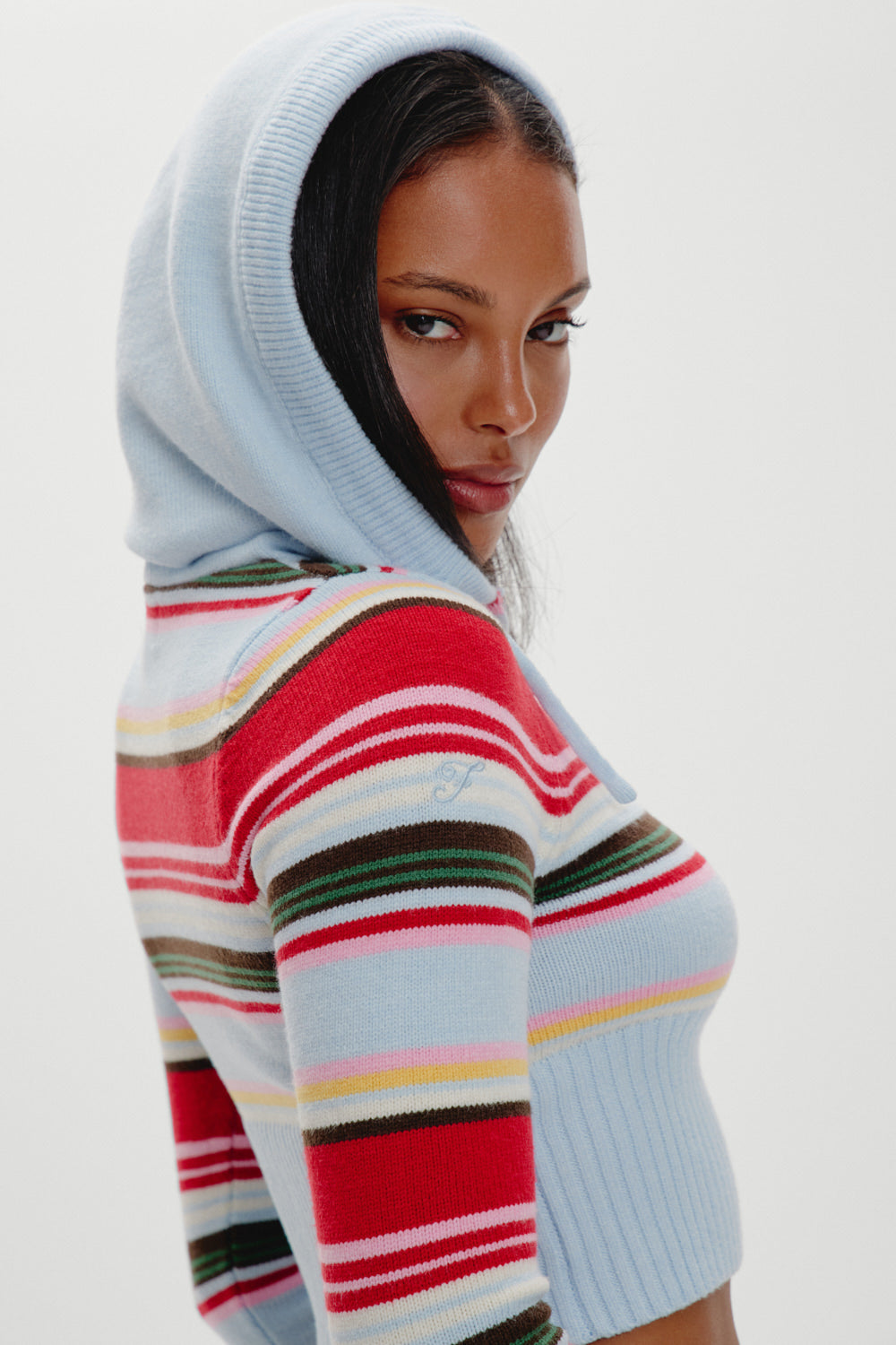 Aimee Zip Up Knit Hoodie - Ocean Ave