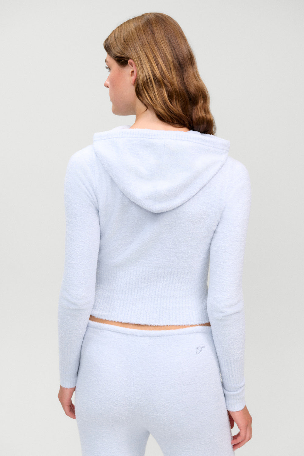 x Barefoot Dreams Aimee Zip Up Hoodie  Ocean Mist