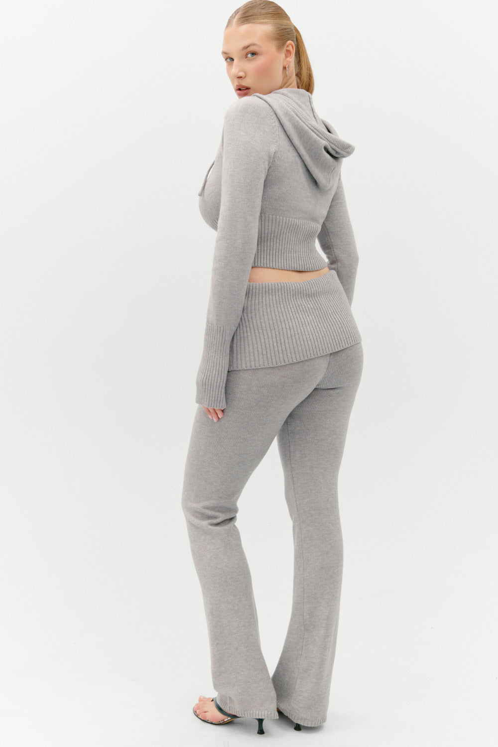 Aimee Zip Up Hoodie  Rain Cloud