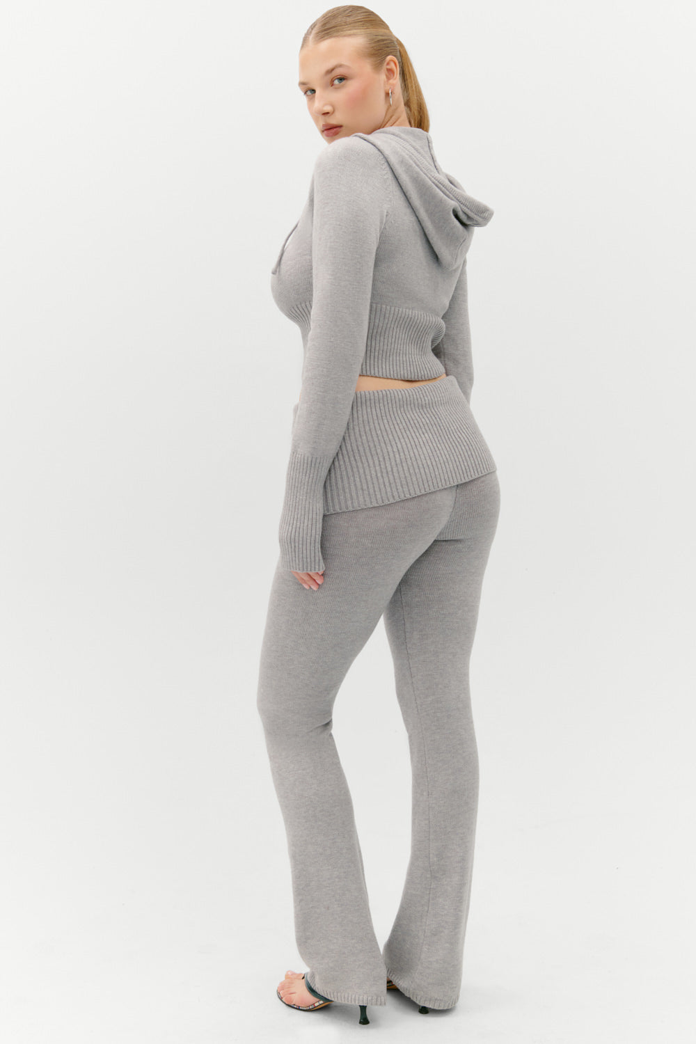 Aimee Knit Pants  Rain Cloud