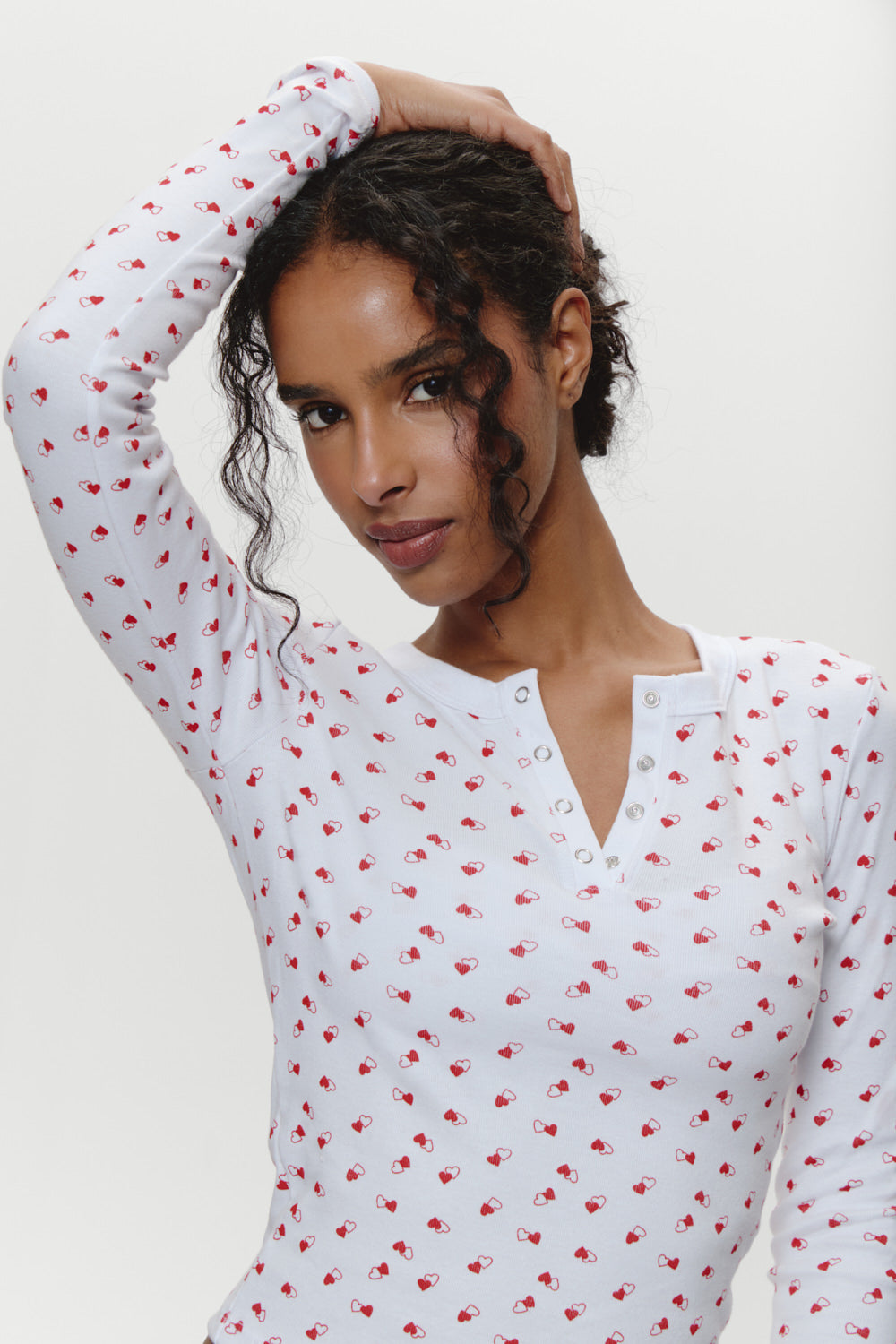 Amora Henley Shirt  Sunday Love