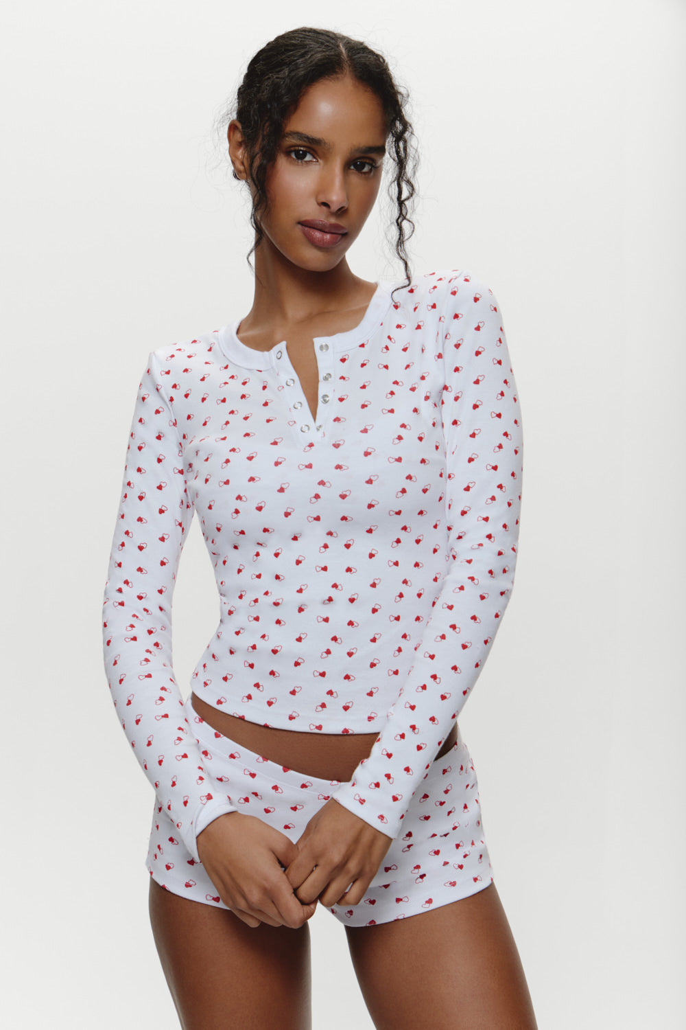 Amora Henley Shirt  Sunday Love