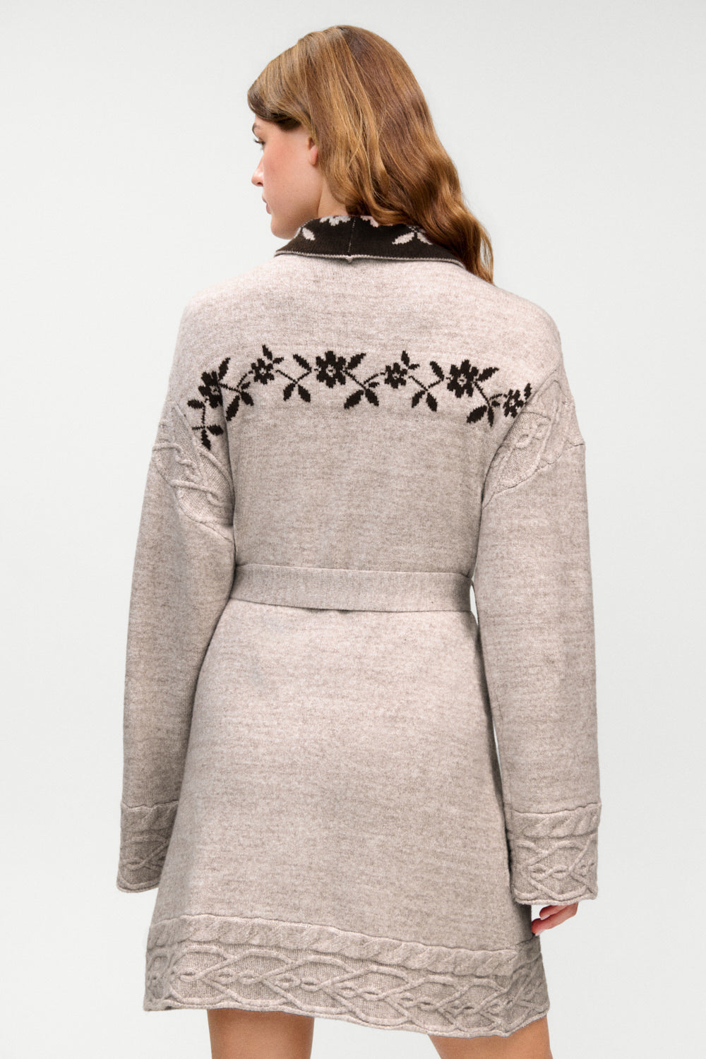 Autumn Oversized Belted Cardigan  Timber