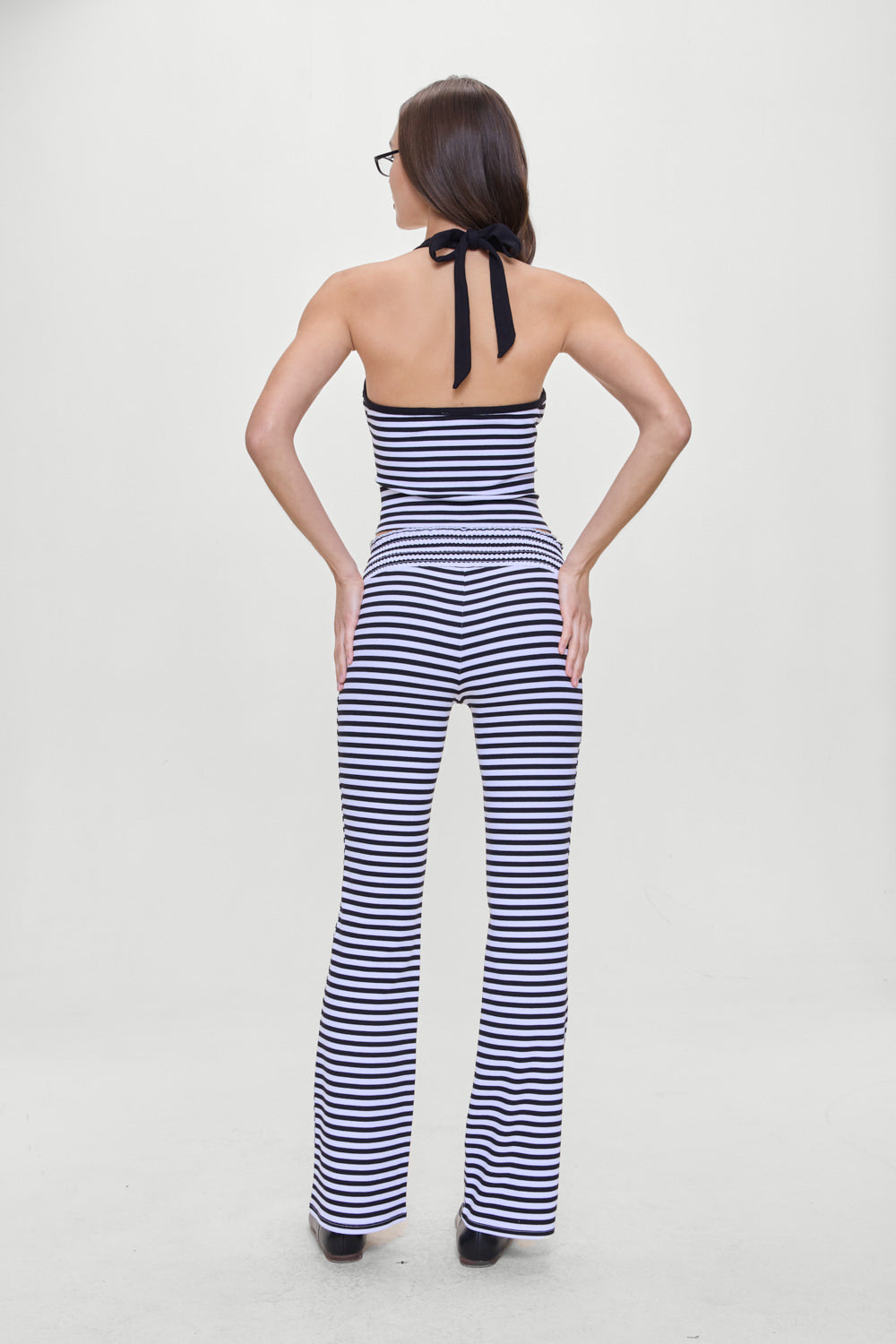 Bambi Striped Flare Pants  Silhouette Stripe