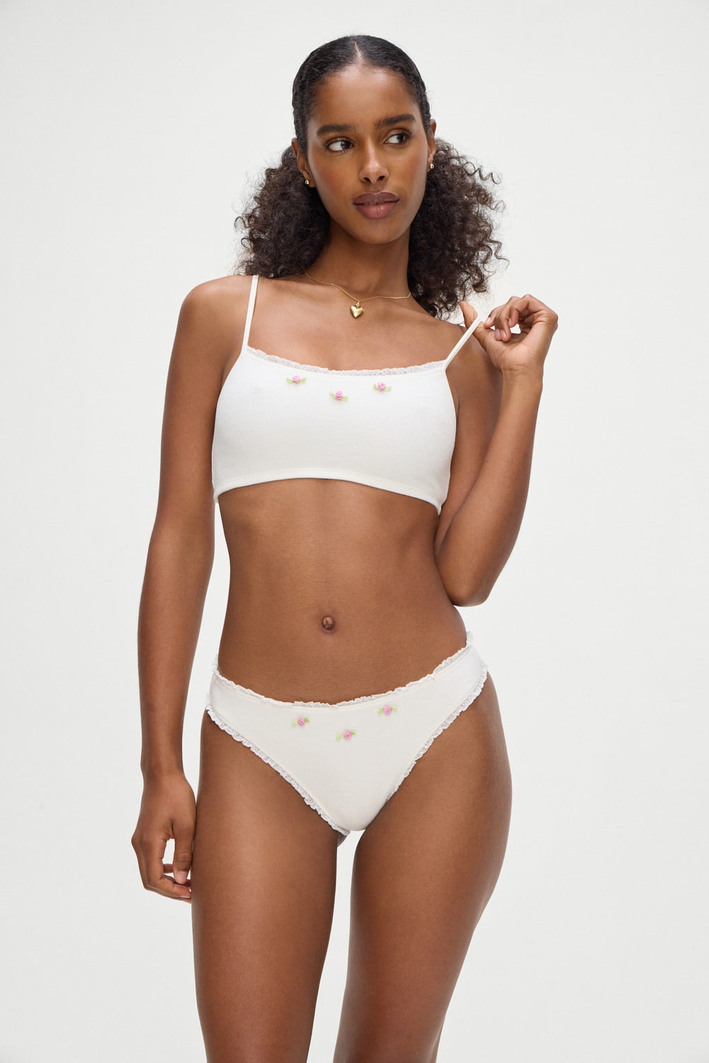 Bay View Bikini Top  White