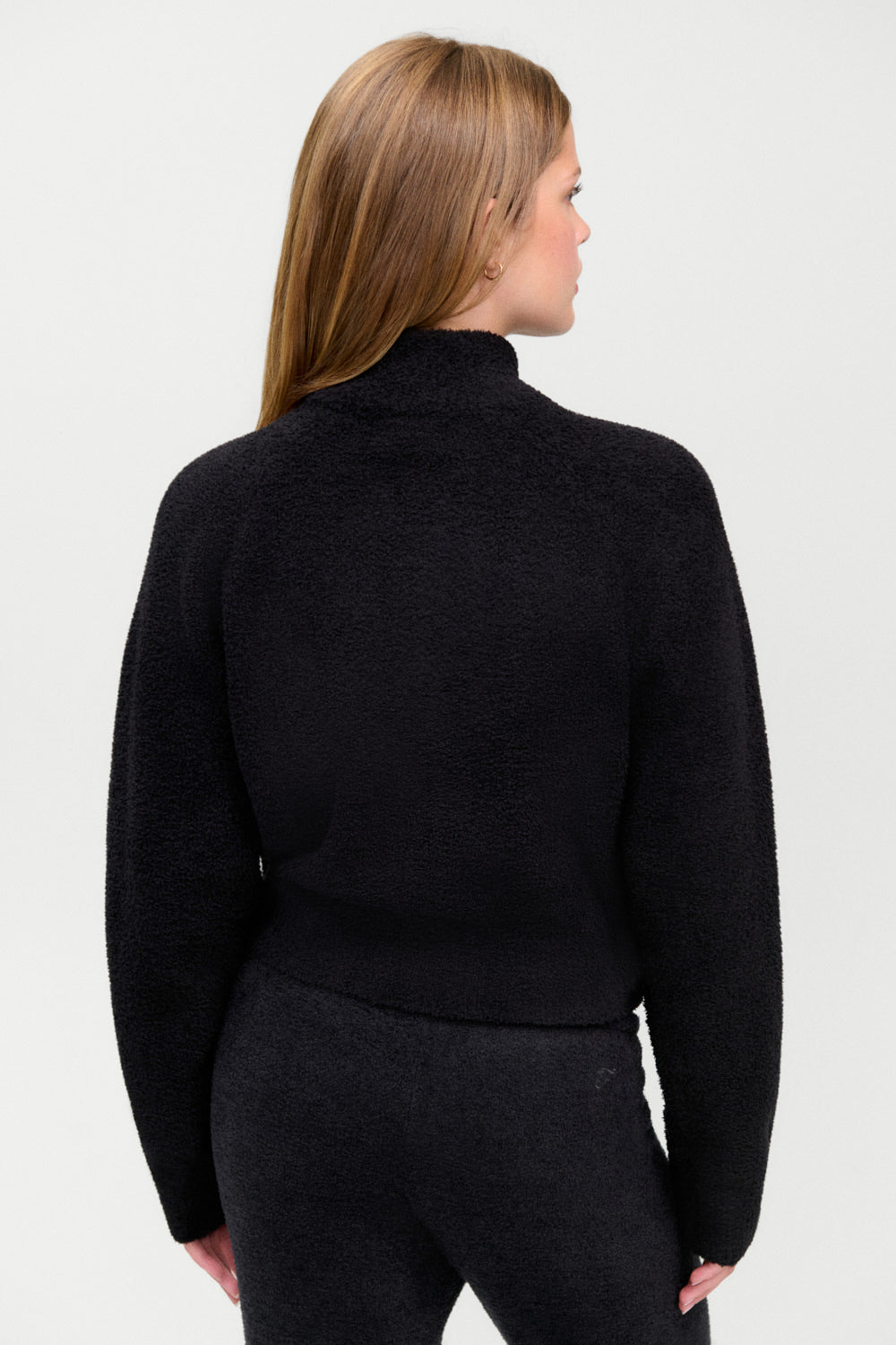 x Barefoot Dreams Bea Knit Sweater  Black