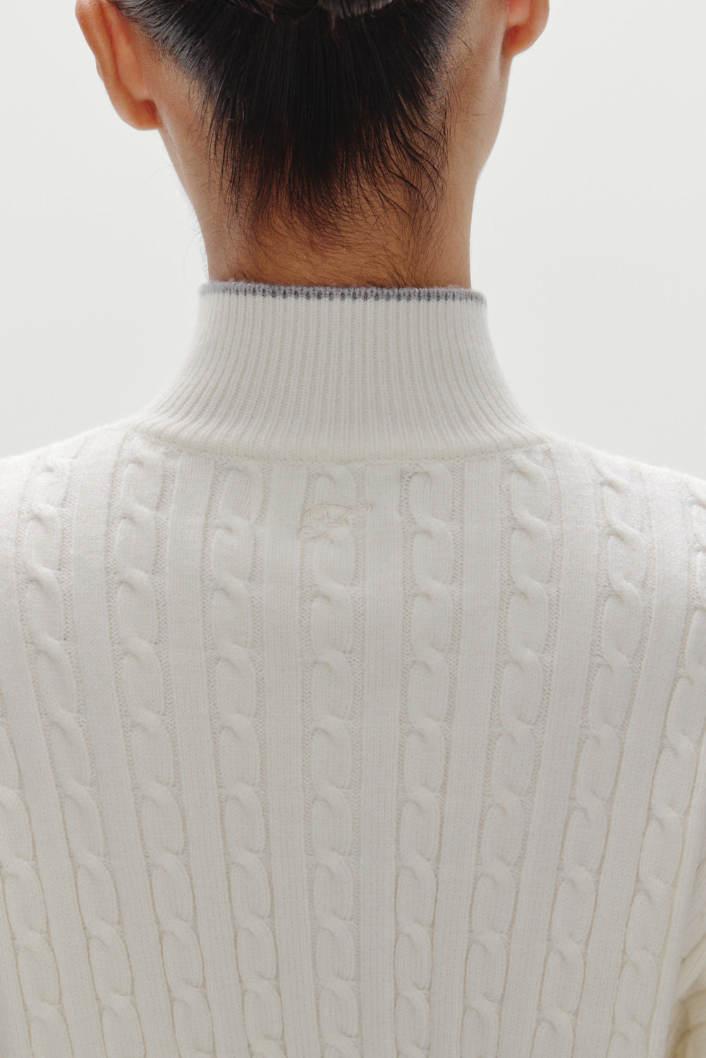 Bea Cloud Knit Zip Up Sweater  Honeymoon