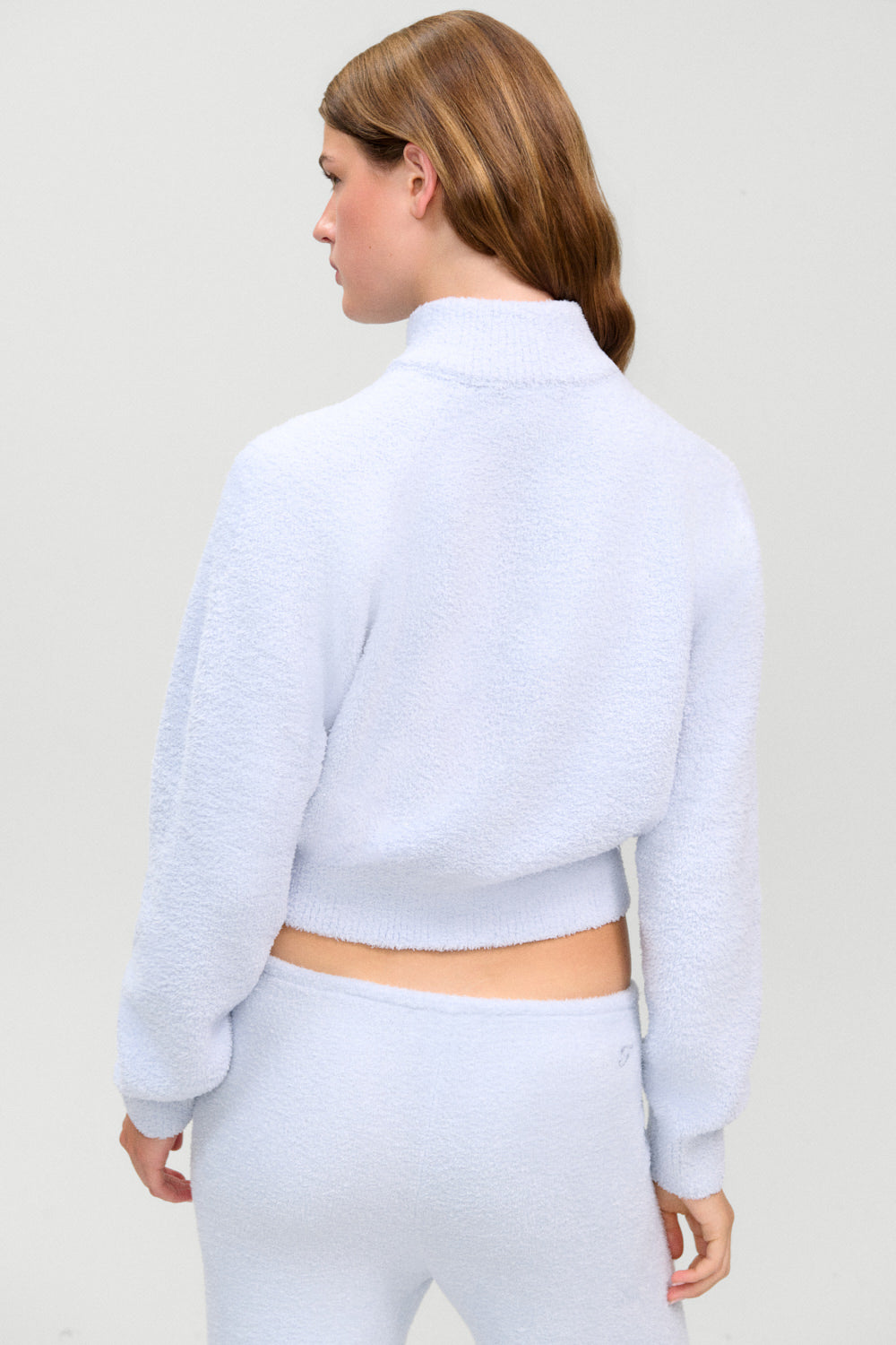 x Barefoot Dreams Bea Knit Sweater  Ocean Mist