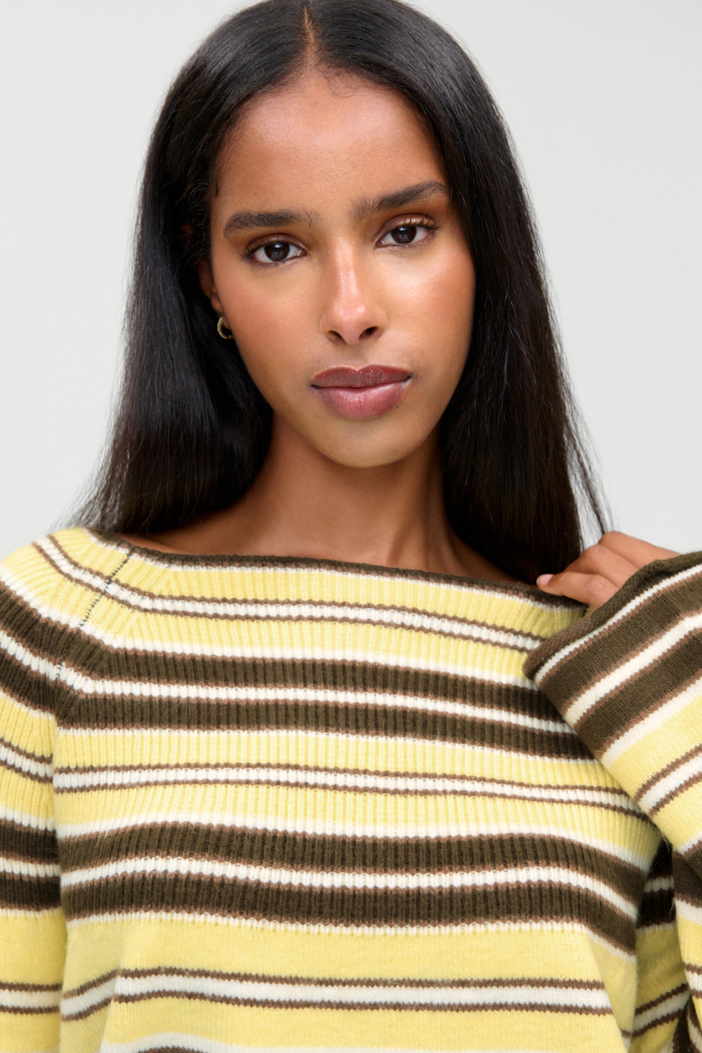 Beau Oversized Brushed Knit Sweater  Toasted Oat