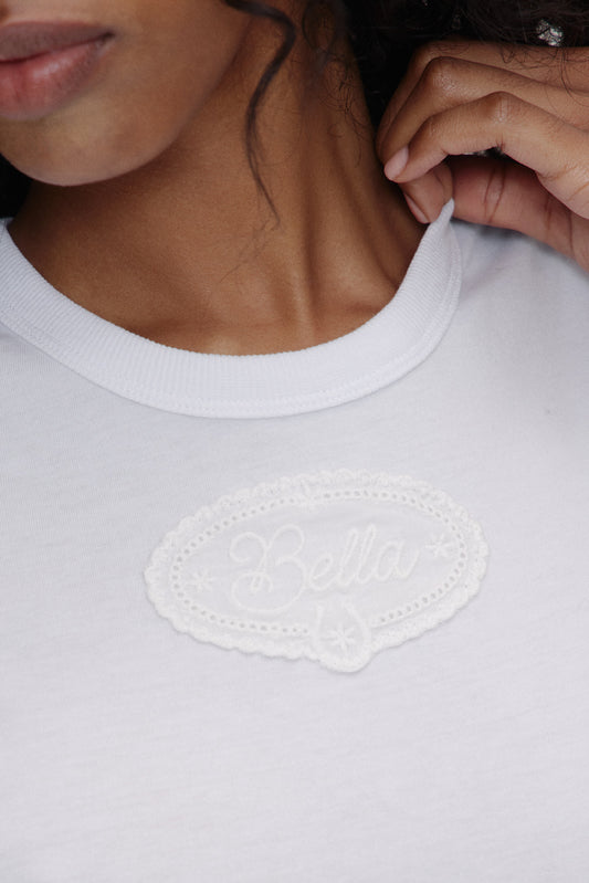 Product-Hover--x BELLA HADID Bella Tee Lone Star White