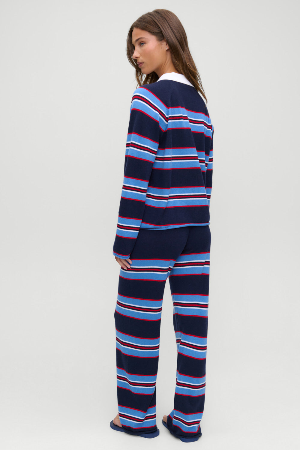 Benson Cashmere Rugby Sweater  Rugby Stripe