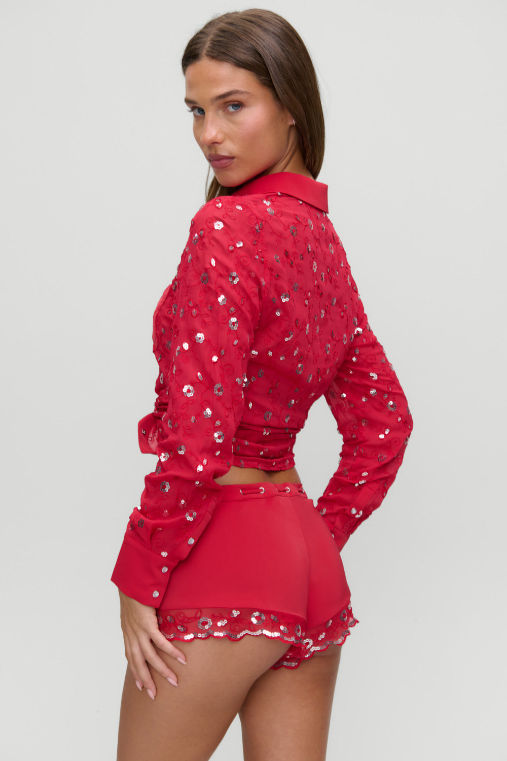 x Devon Lee Carlson Bestie Button Down  Beach House Bloom