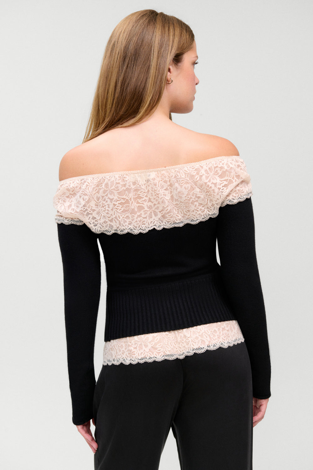 Birdie Lace Knit Cardigan   Evening Lace