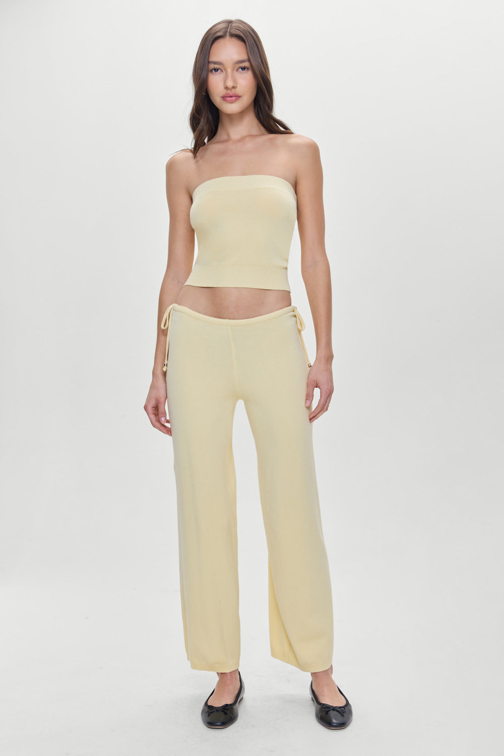 Breeze Low Rise Knit Pants  Buttercup