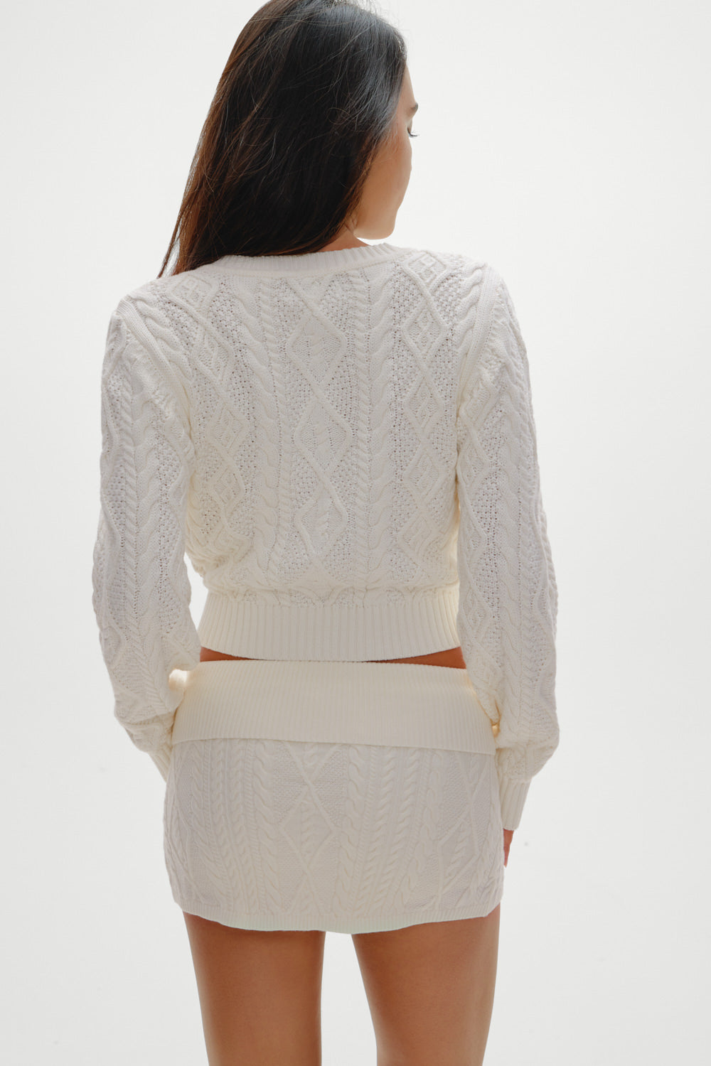 Briar Knit Mini Skort  Honeymoon
