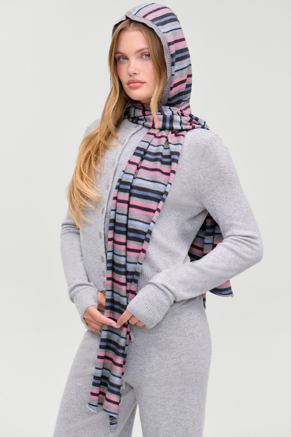 Brooks Cloud Knit Balaclava  Rain Puddle