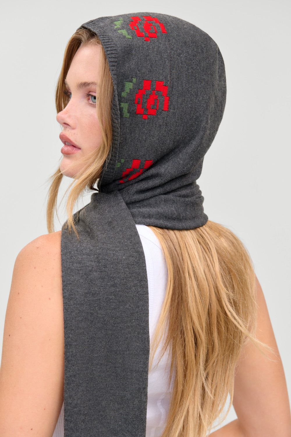 Brooks Knit Balaclava  Smoky Rose