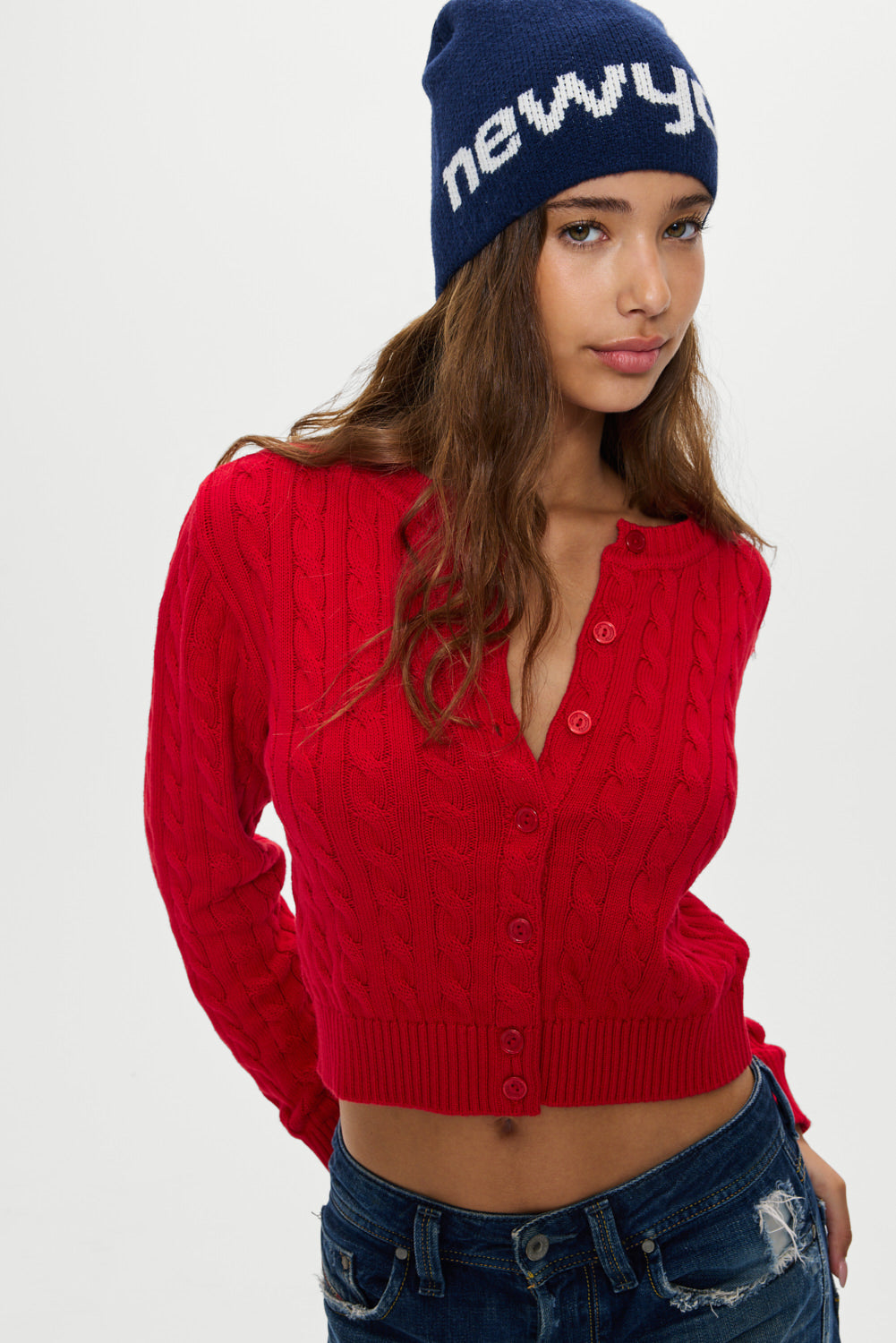 Bundle Up Knit Beanie  Steel NY