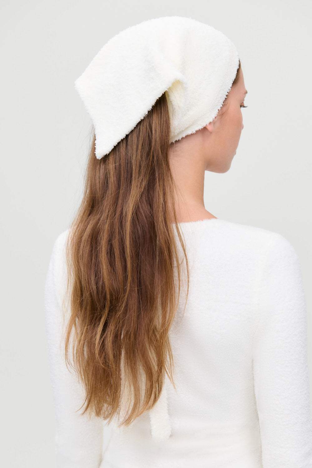 x Barefoot Dreams Bunny Headscarf  Pearl