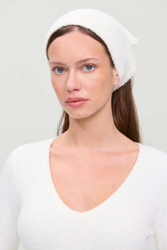 Product-Hover--x Barefoot Dreams Bunny Headscarf - Pearl