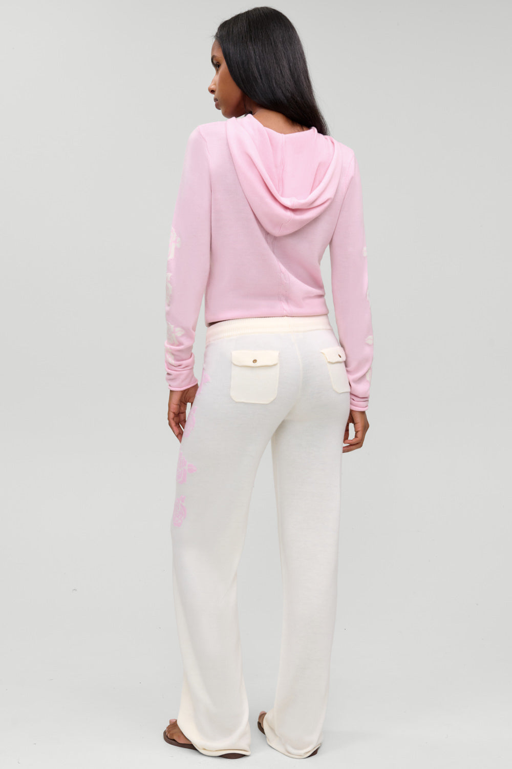 Calvin Knit Lounge Pant  White Bloom