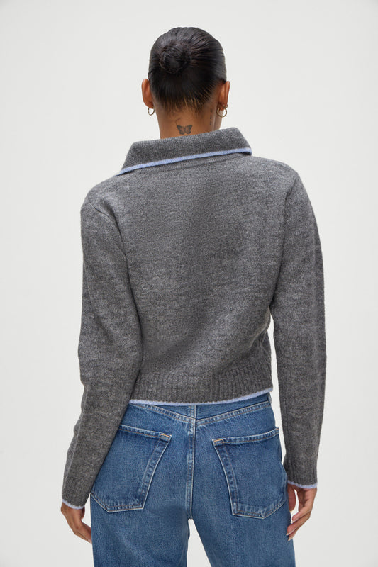Product-Hover--Carolyn Fuzzy Collard Sweater in Winter Sky Grey