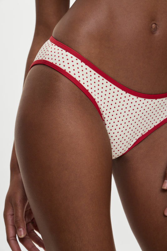 Product-Hover--BELLA HADID Catalina Bikini Bottom Strawberry Polka Dot