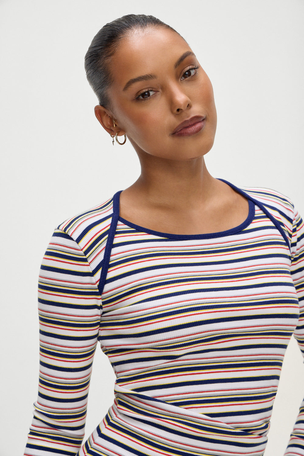Chelsea Long Sleeve Mini Dress - Love Stripe Chelsea Long Sleeve Mini Dress - Love Stripe