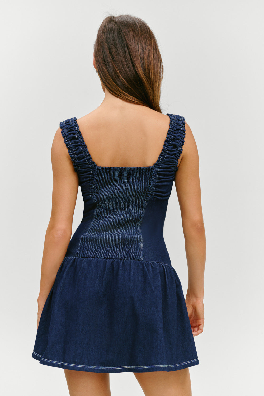 Christa Denim Mini Dress